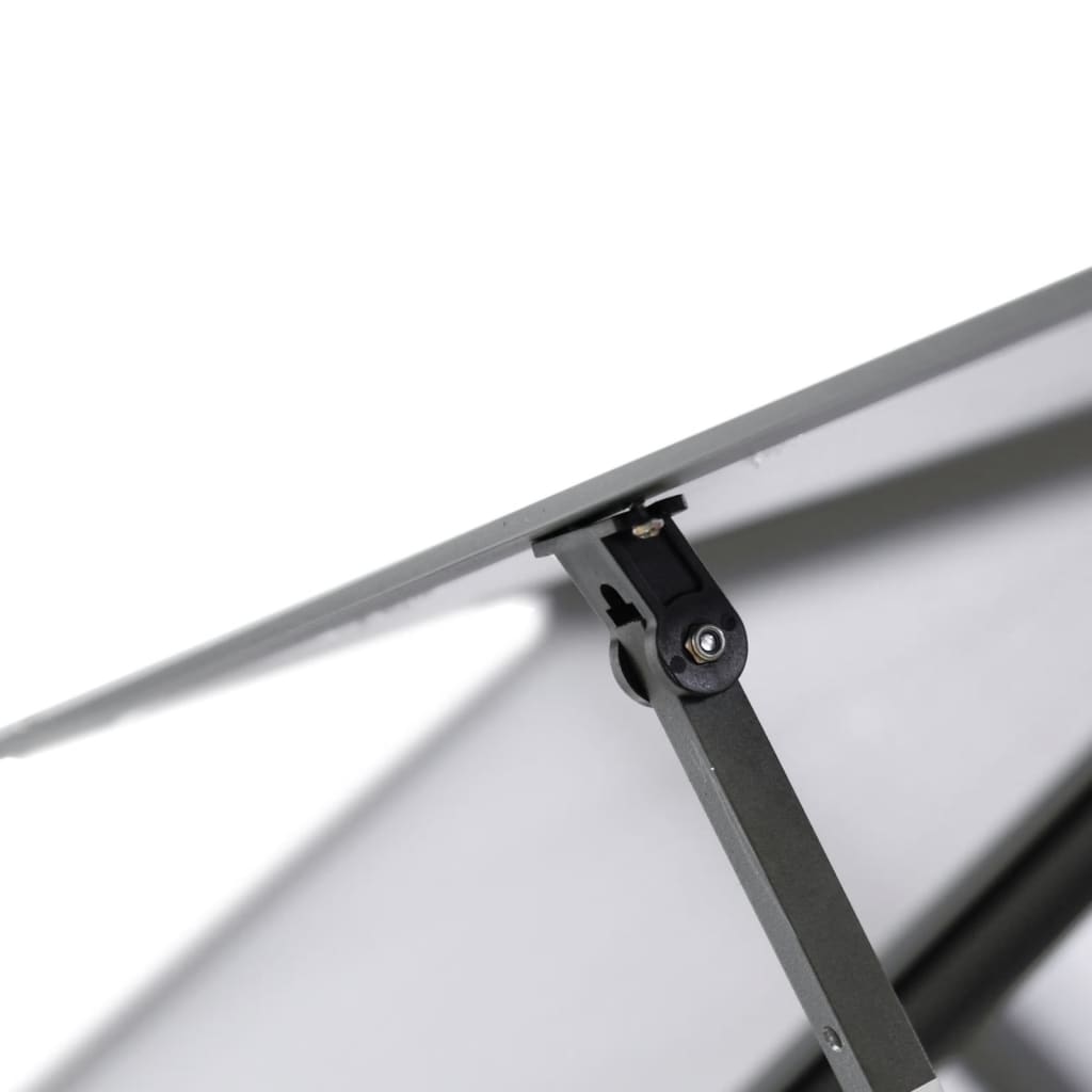 Antracitszürke alumínium melegház alapvázzal 334x169x202 cm