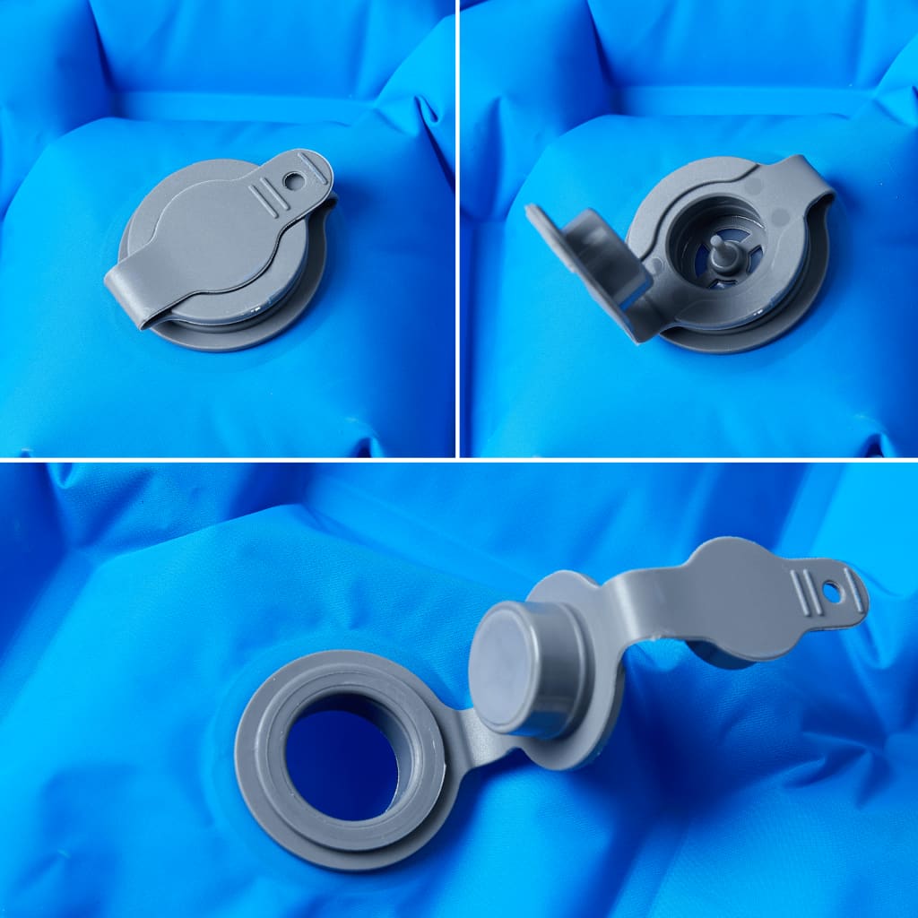 Kék felfújható kempingmatrac 190 x 58 x 6 cm