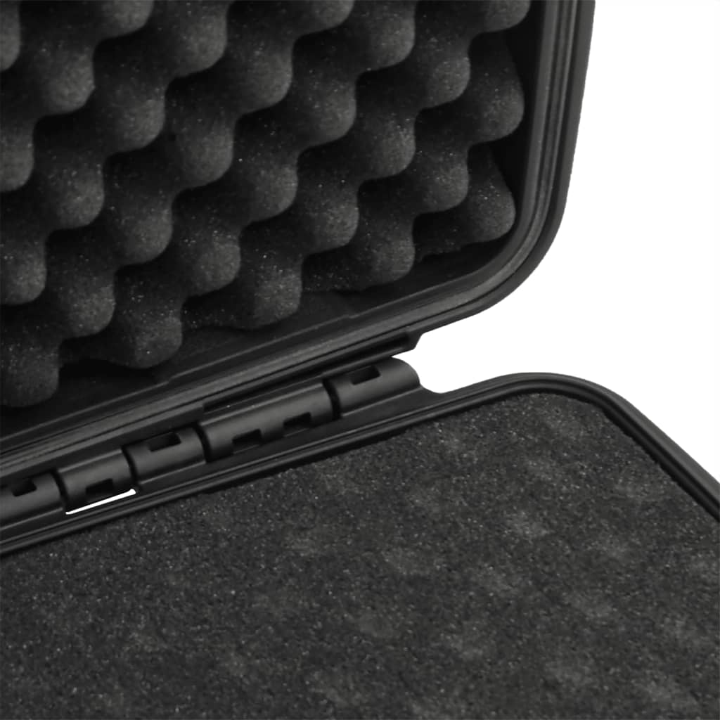 Fekete pp hordozható repülős tok 50,5 x 37 x 14,5 cm