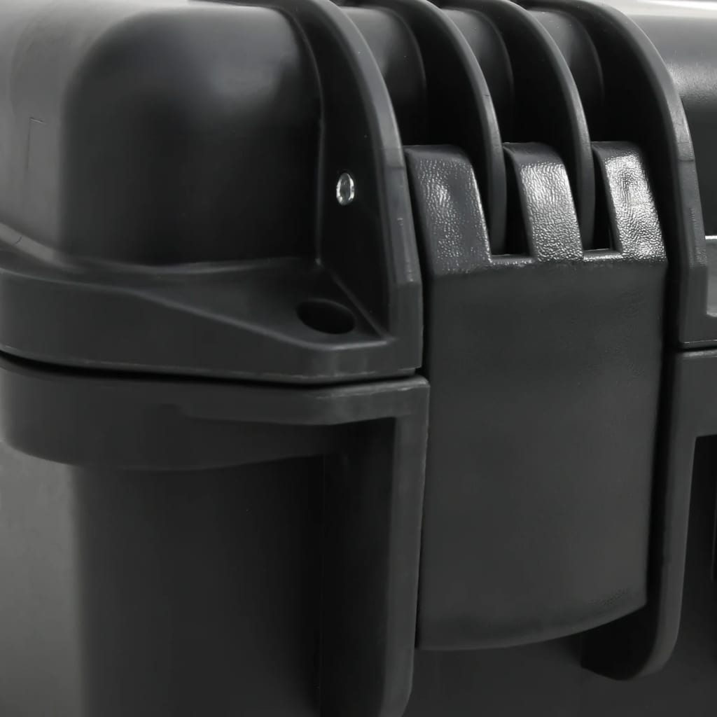 Fekete pp hordozható repülős tok 49 x 38 x 23 cm