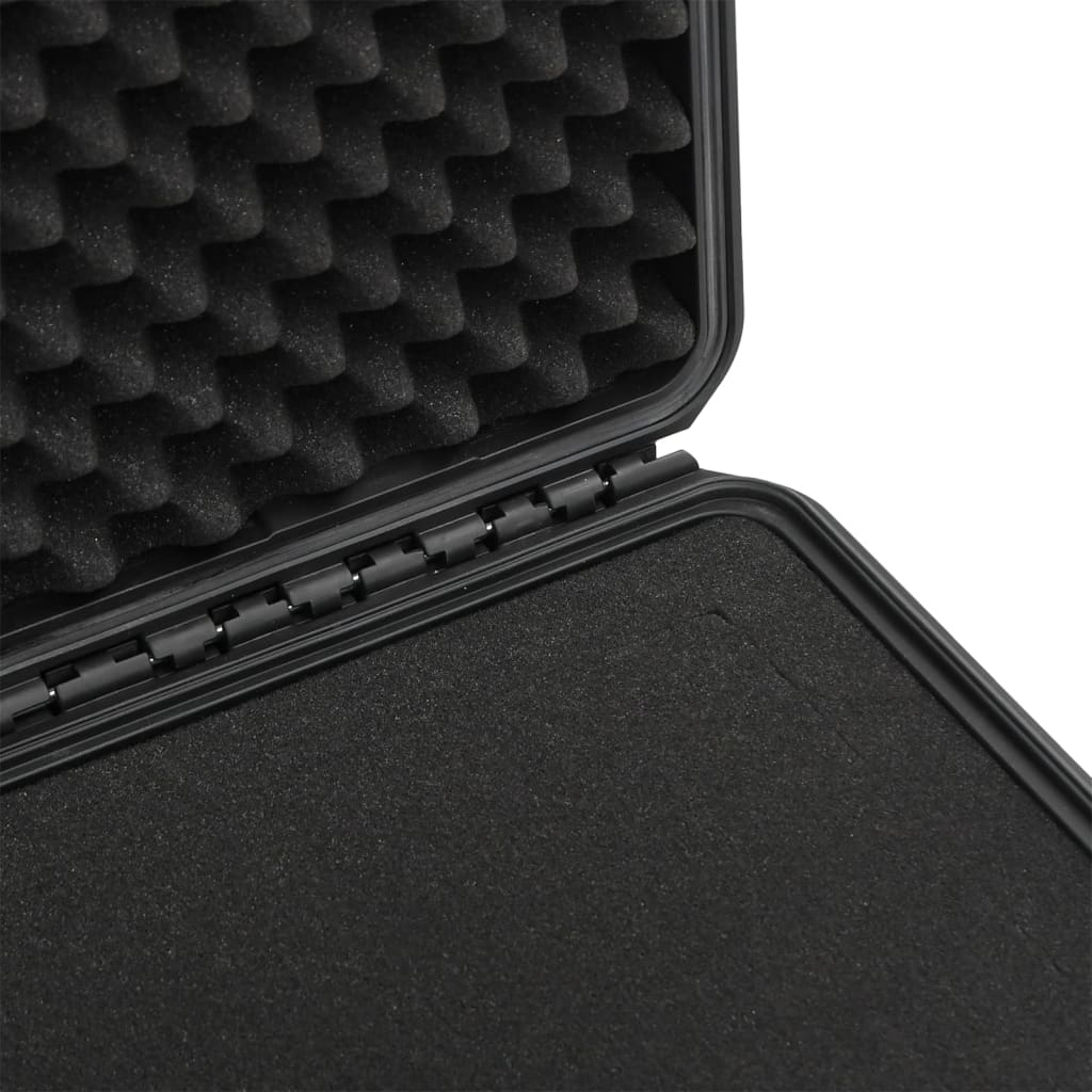 Fekete pp hordozható repülős tok 55 x 35 x 22,5 cm