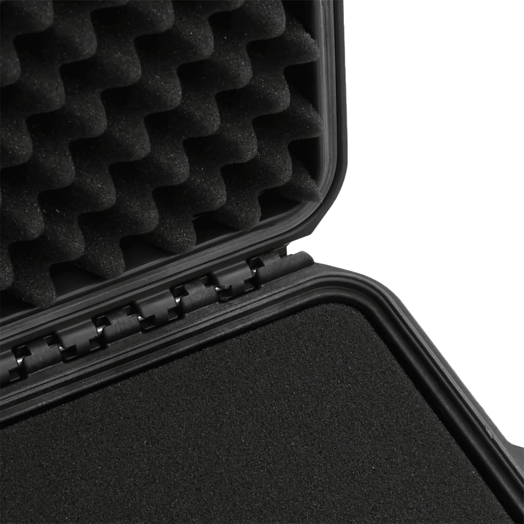 Fekete pp hordozható repülős tok 62,5 x 49,5 x 37 cm