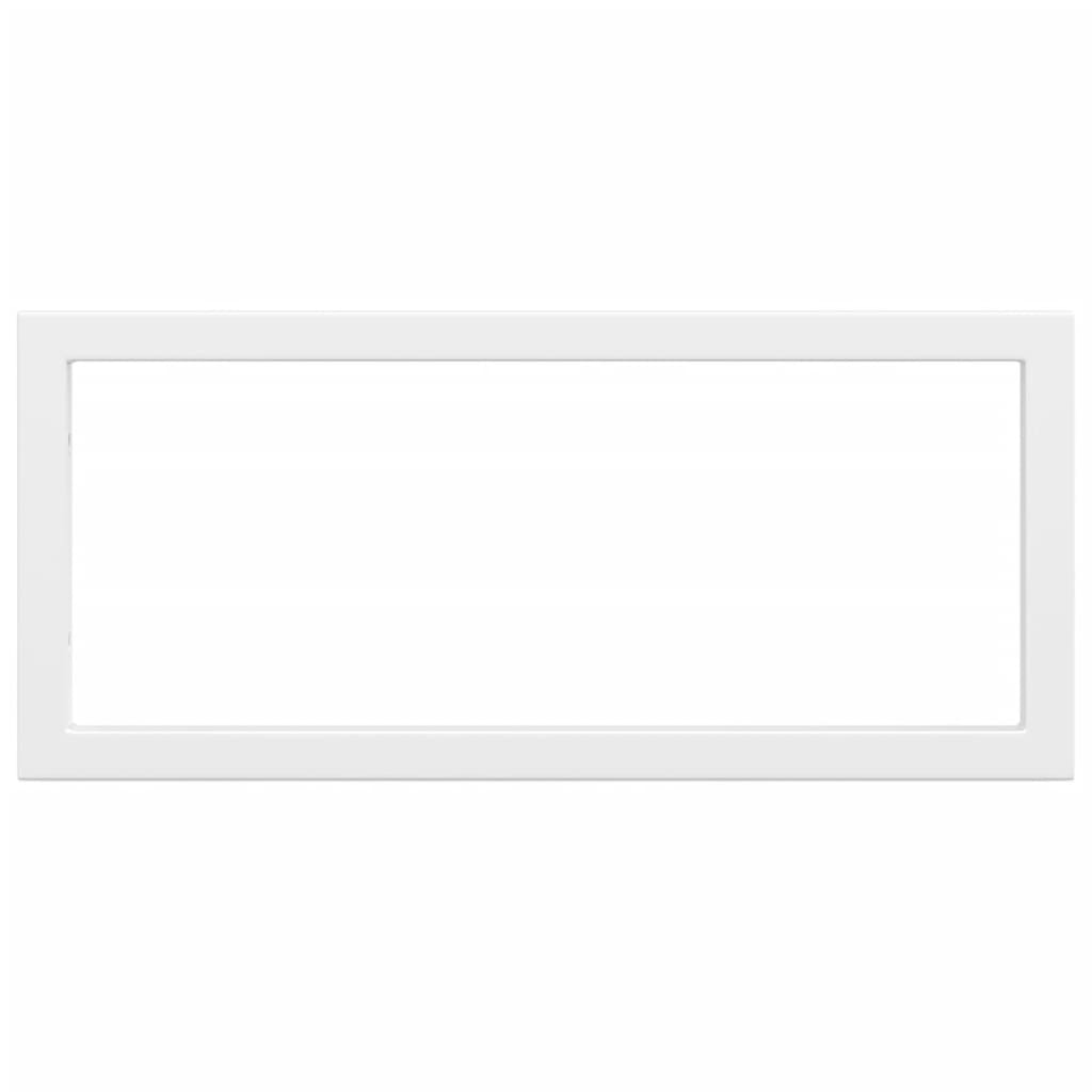 2 db fehér négyszögletes acél polctartó mosdóhoz