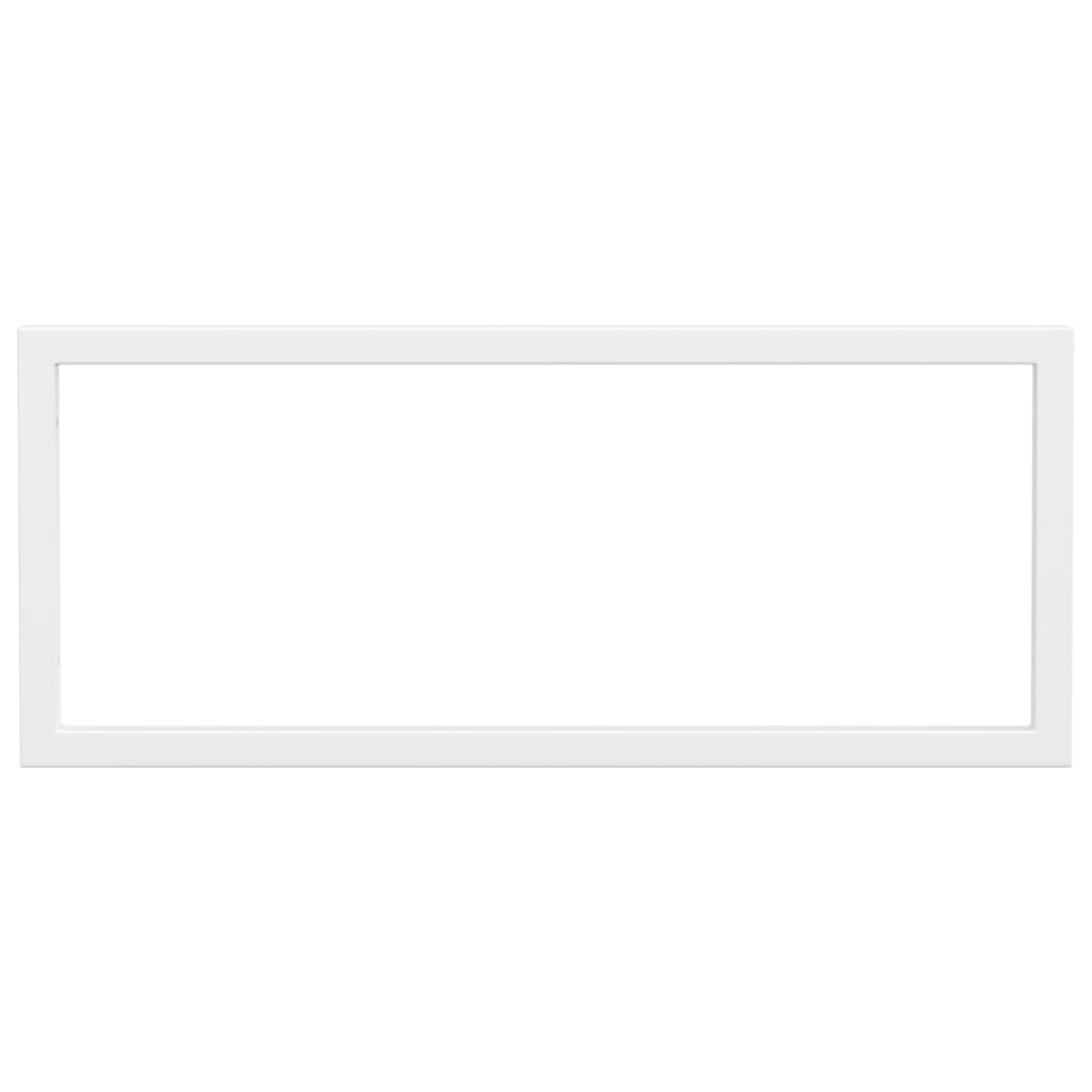 2 db fehér négyszögletes acél polctartó mosdóhoz