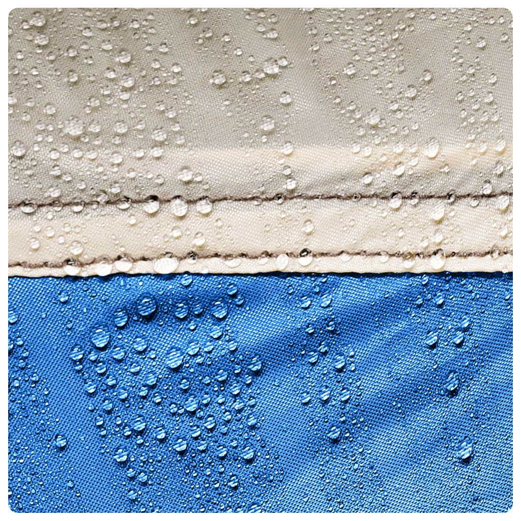 2 személyes azúrkék vízálló gyorskioldó strandsátor