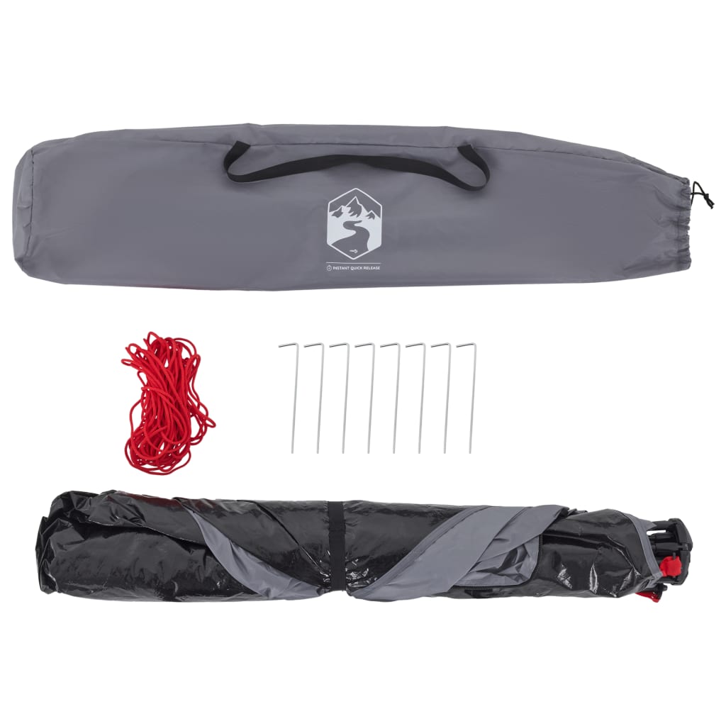 2 személyes szürke vízálló gyorskioldó strandsátor