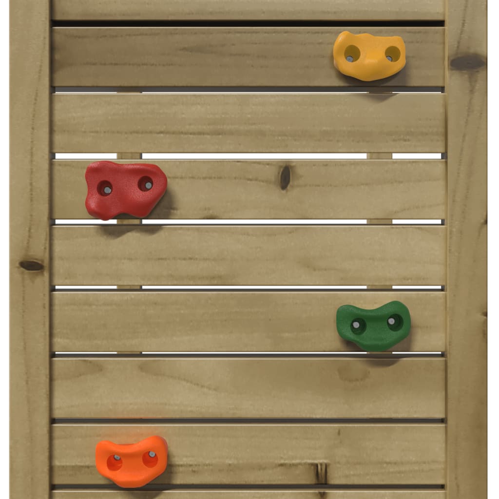 Impregnált fenyőfa kültéri játszószett