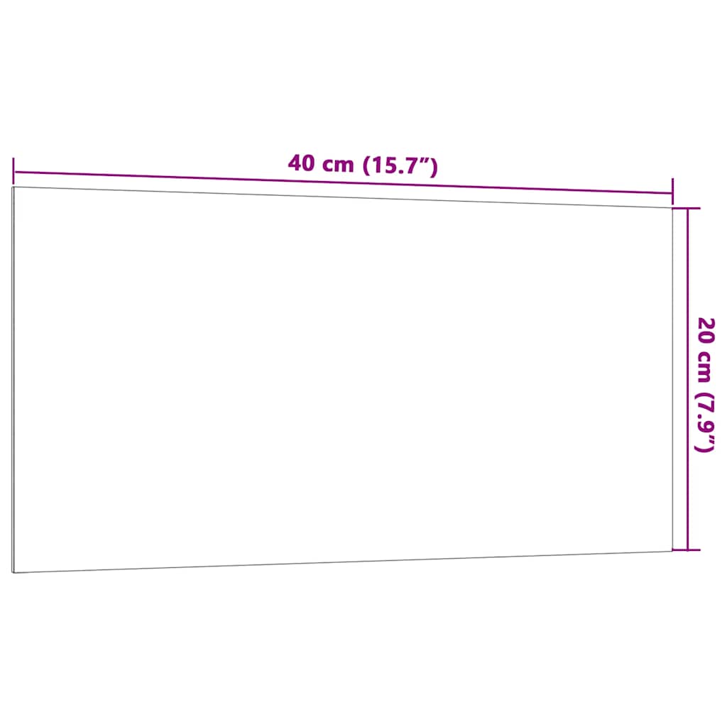 Fekete falra szerelhető edzett üveg mágnestábla 40 x 20 cm Fekete falra szerelhető edzett üveg mágnestábla 40 x 20 cm