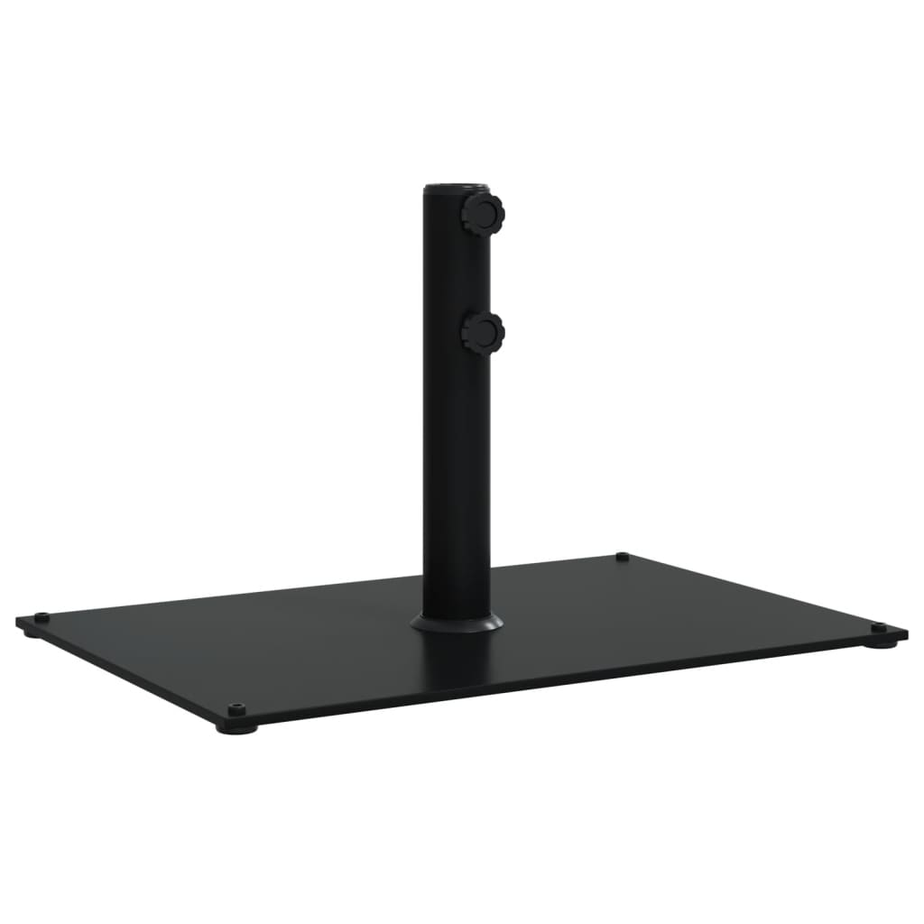 Téglalap alakú napernyőtalp ø32/38/48 mm-es rúdhoz 15 kg