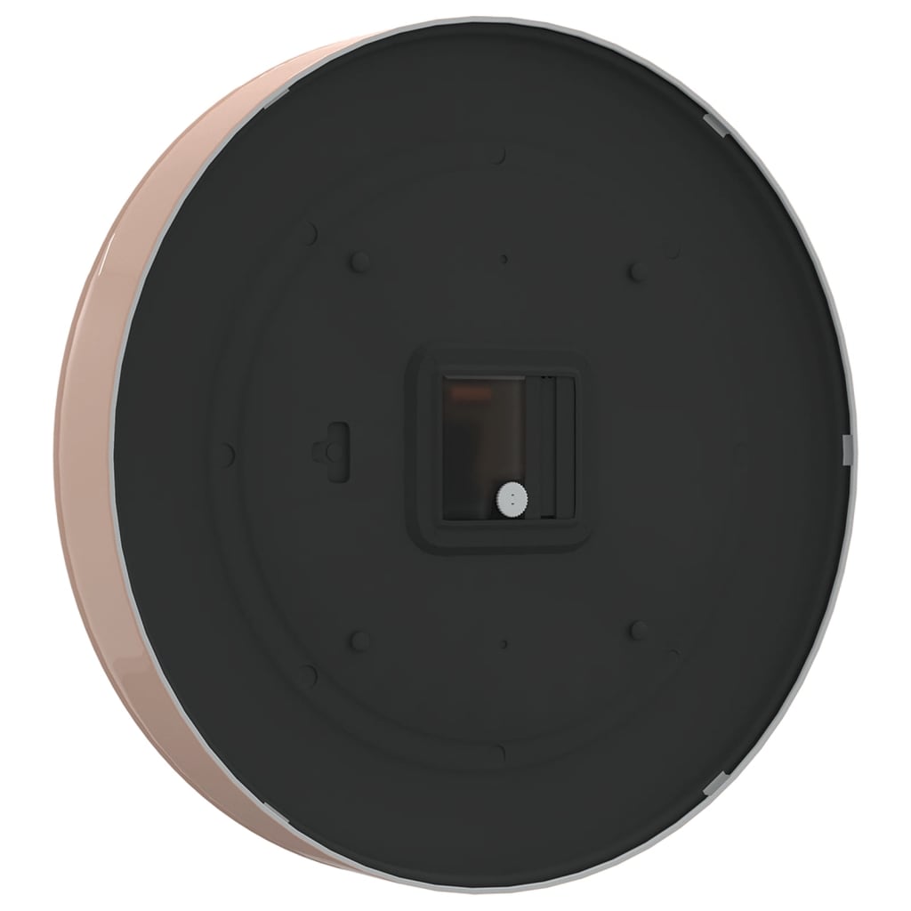 Arany és fehér polisztirol és üveg fa falióra ø29,5 cm