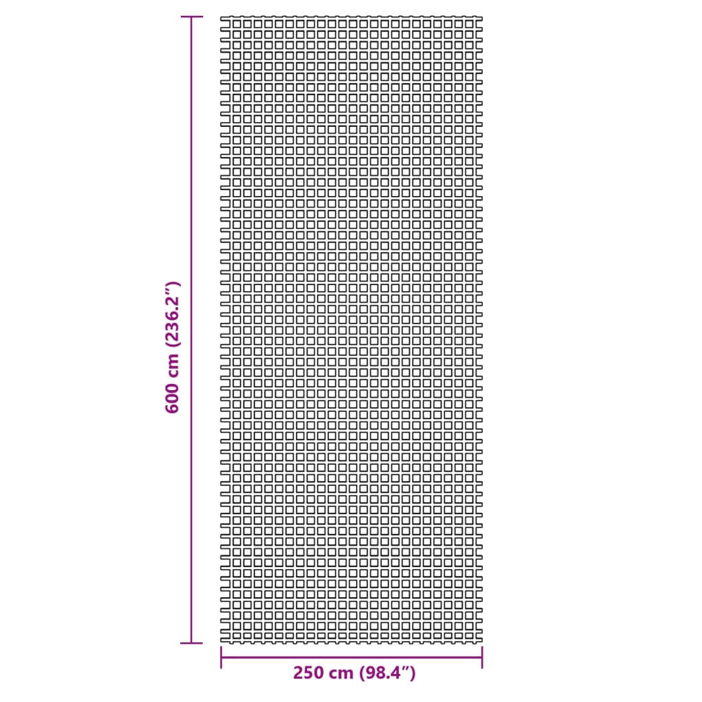 Kék sátorszőnyeg 6x2,5 m
