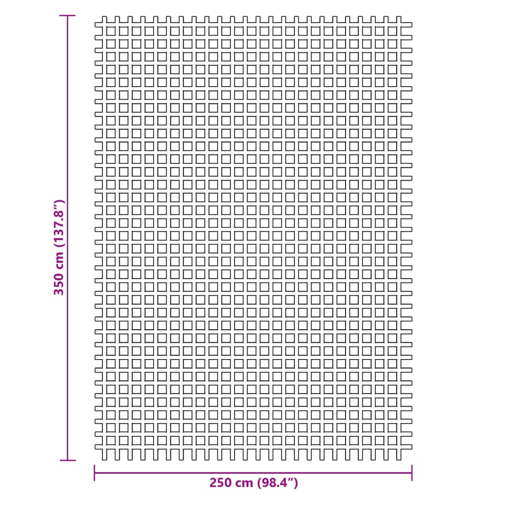 Zöld sátorszőnyeg 3,5x2,5 m