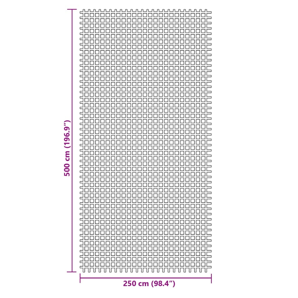 Zöld sátorszőnyeg 5x2,5 m