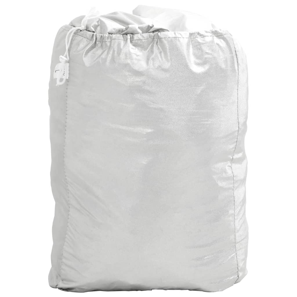 Ezüstszínű peva teljes autóhuzat suv-hoz csatos hevederekkel l