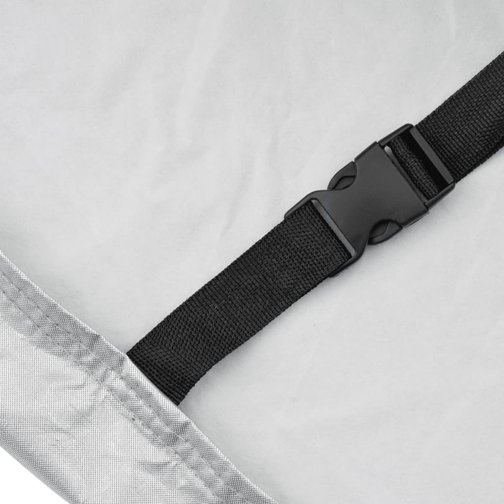 Ezüstszínű peva teljes autóhuzat suv-hoz csatos hevederekkel l