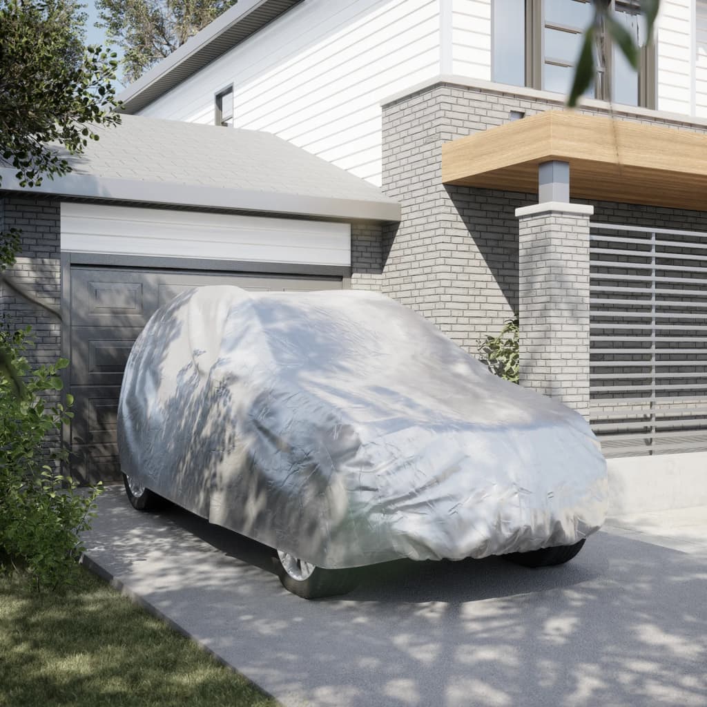 Ezüstszínű peva teljes autóhuzat suv-hoz csatos hevederekkel l