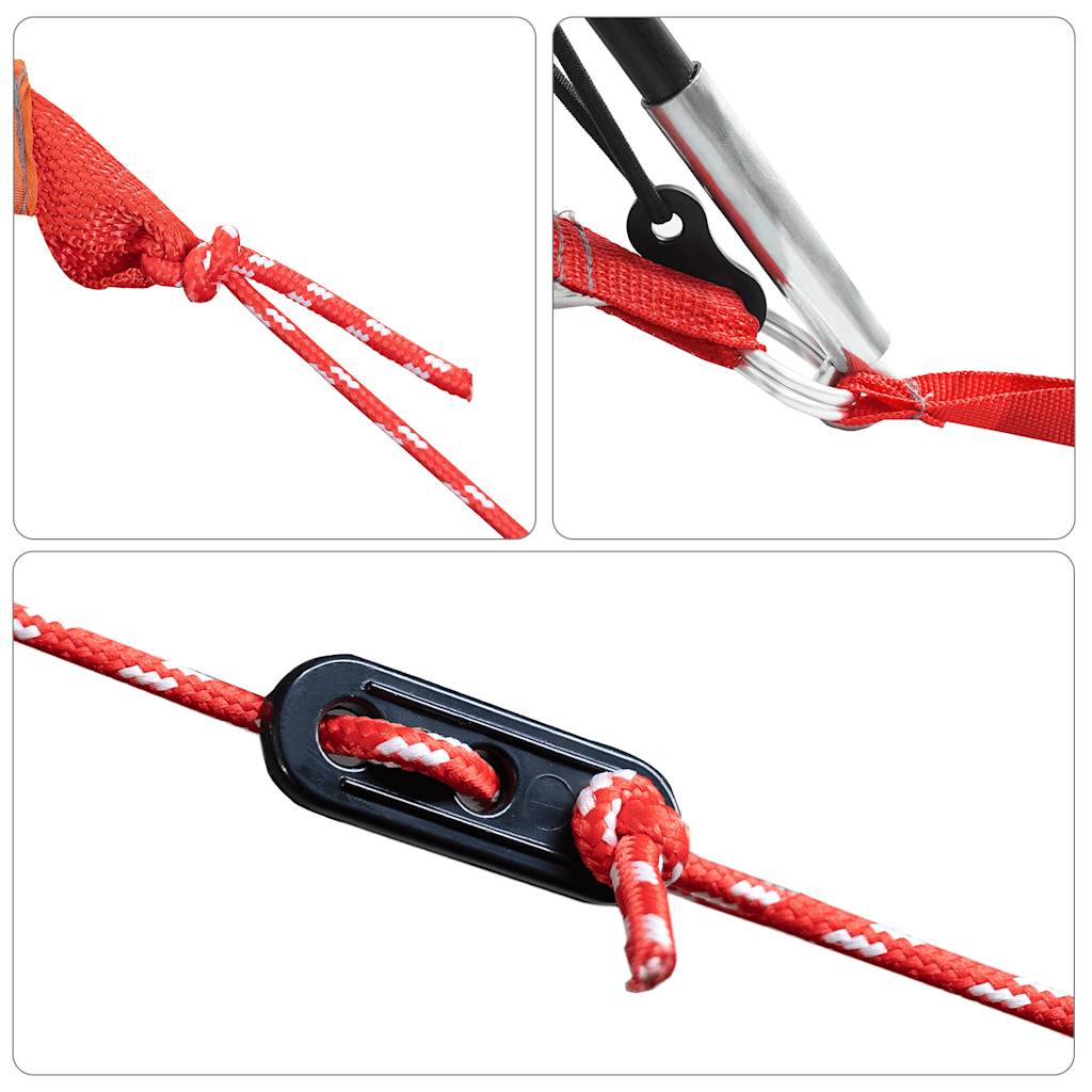 8 személyes szürke-narancssárga vízálló kupolás családi sátor