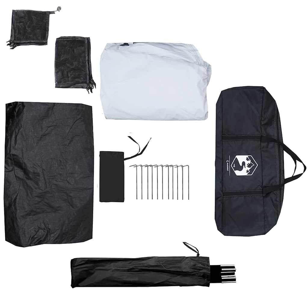 4 személyes fehér sötétítő szövet vízálló kemping sátor kabin