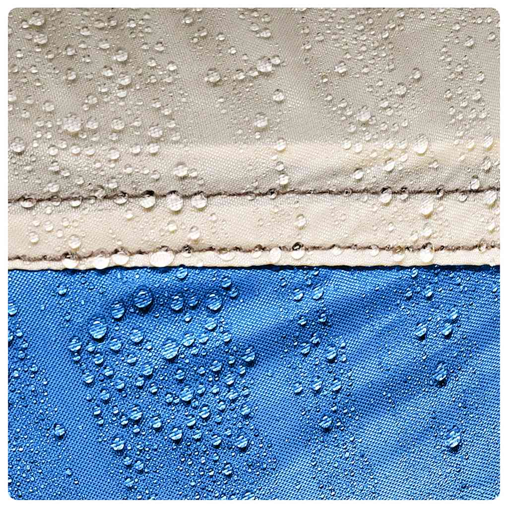 2 személyes azúrkék vízálló strandsátor