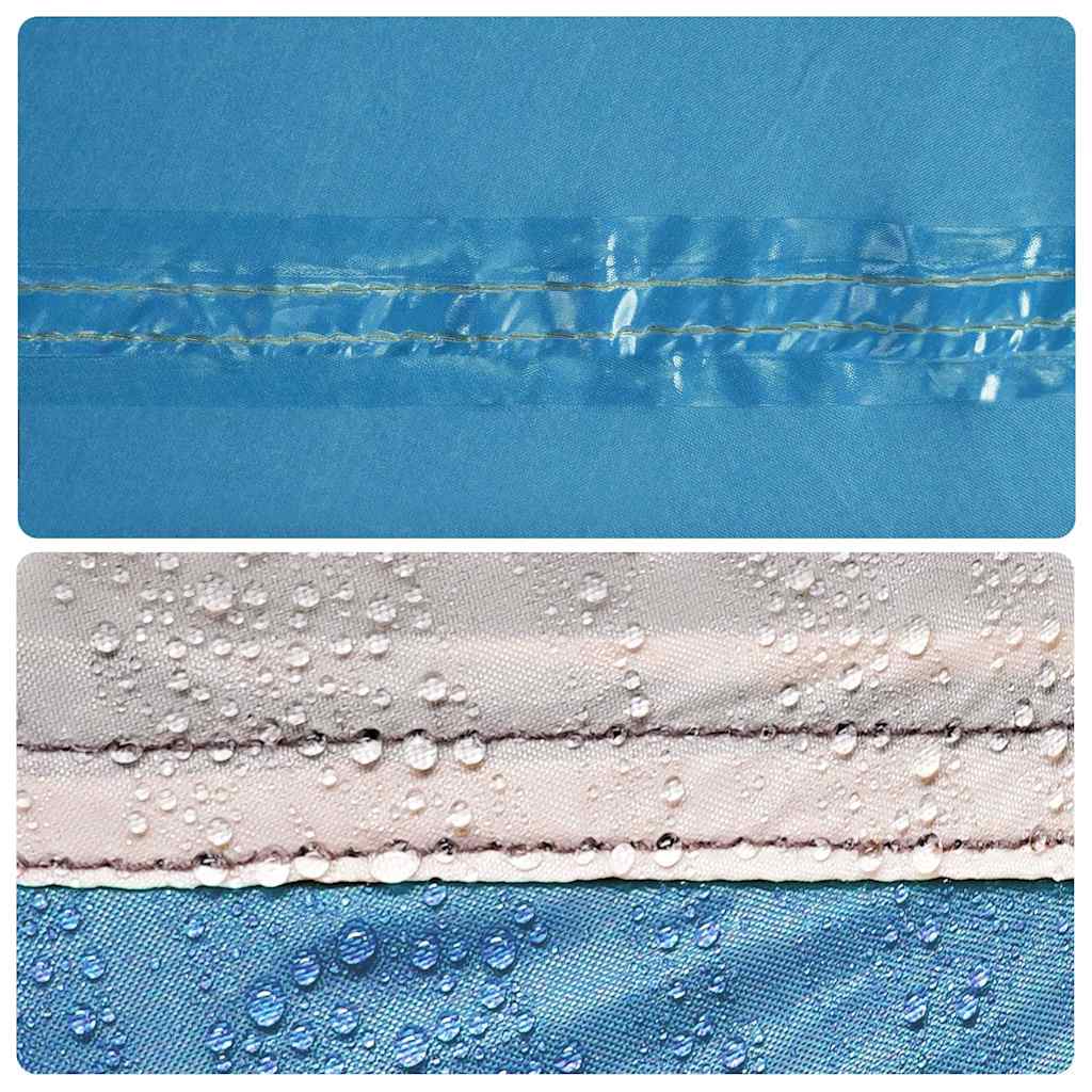 Kék vízálló szélfogó kempingponyva 340x130 cm