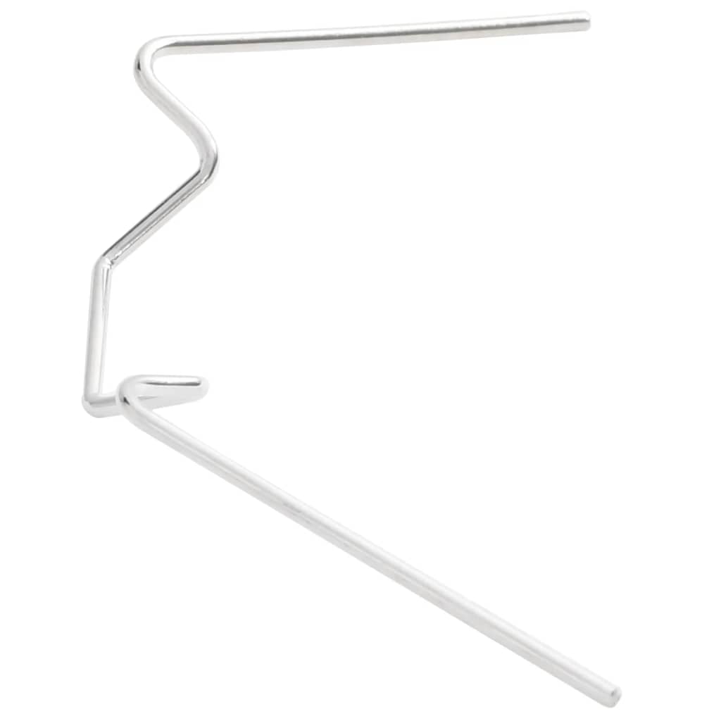 50 db w-alakú horganyzott acél kapocs melegházhoz