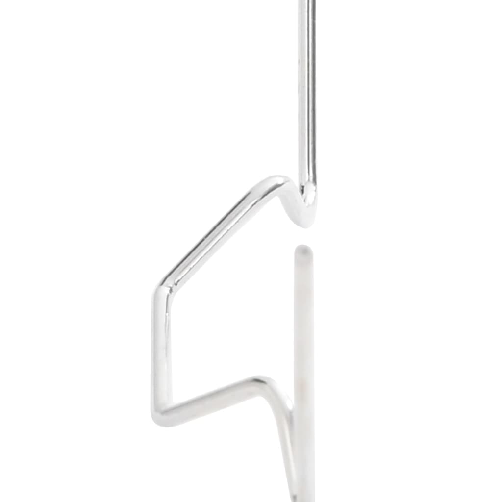 50 db w-alakú horganyzott acél kapocs melegházhoz