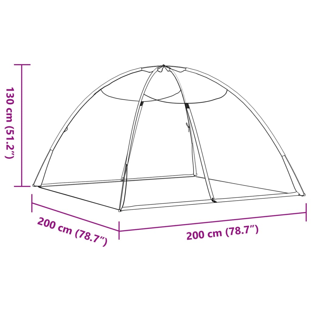 Vidaxl fekete hálós mongol szúnyogháló ajtókkal 200 x 200 x 135 cm Vidaxl fekete hálós mongol szúnyogháló ajtókkal 200 x 200 x 135 cm