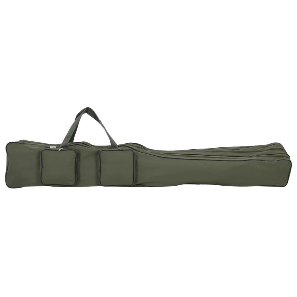Sötétzöld oxford szövet horgászbottáska 160 cm