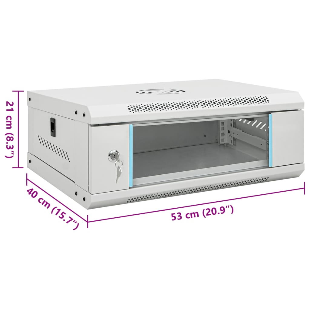 4u fali hálózati szekrény 19