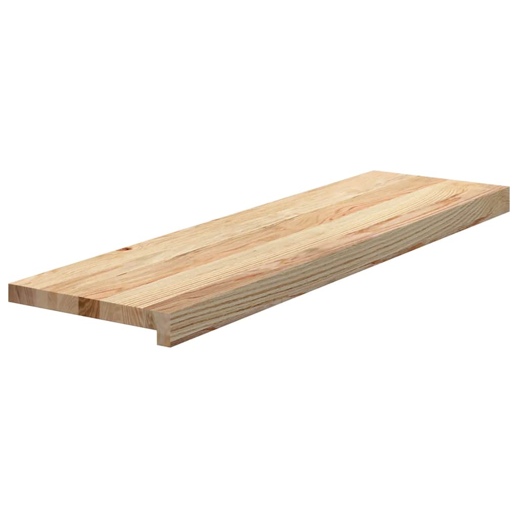 12 db tömör tölgyfa lépcsőfokok kezeletlen 90x25x2 cm