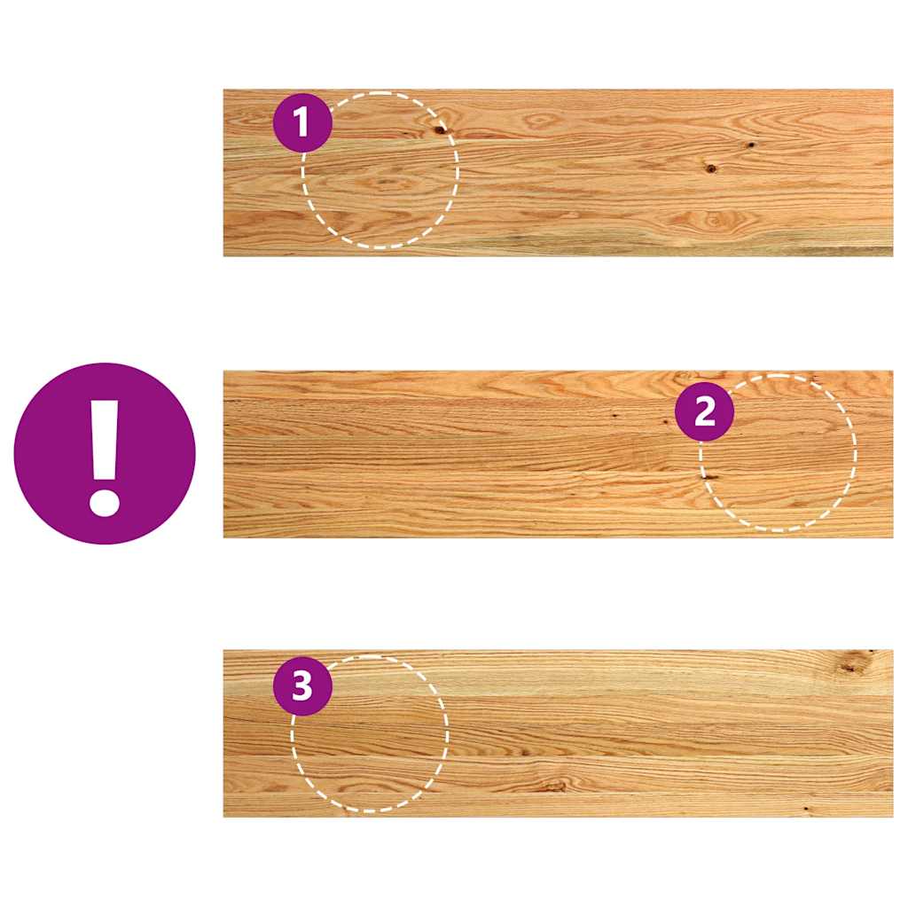 4 db tömör tölgyfa világosbarna lépcsőfokok 100x30x2 cm