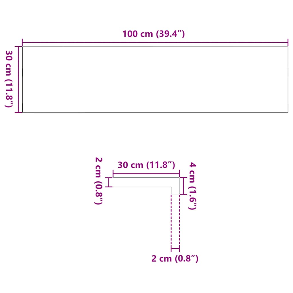 2 db tömör tölgyfa lépcsőfokok kezeletlen 100x30x2 cm
