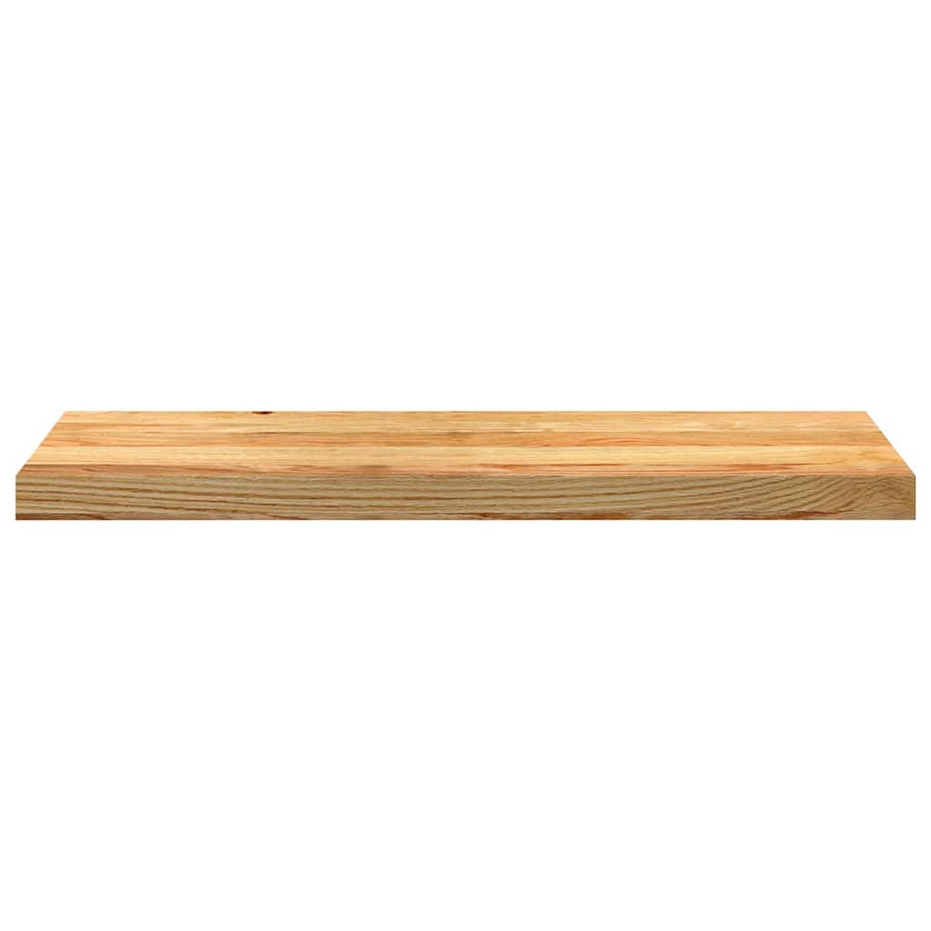 2 db tömör tölgyfa világosbarna lépcsőfokok 80x25x2 cm