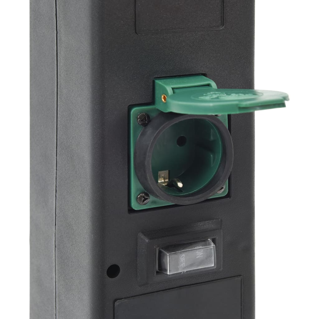 2-utas kültéri tüskés konnektoros oszlop lámpával 16x16x39,5 cm