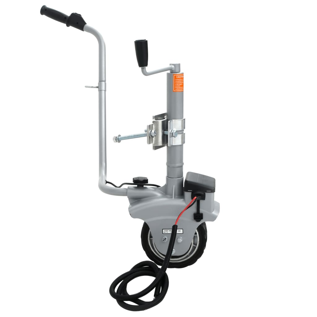 Alumínium motoros zsoké kerék utánfutó mozgató 12 v 350 w