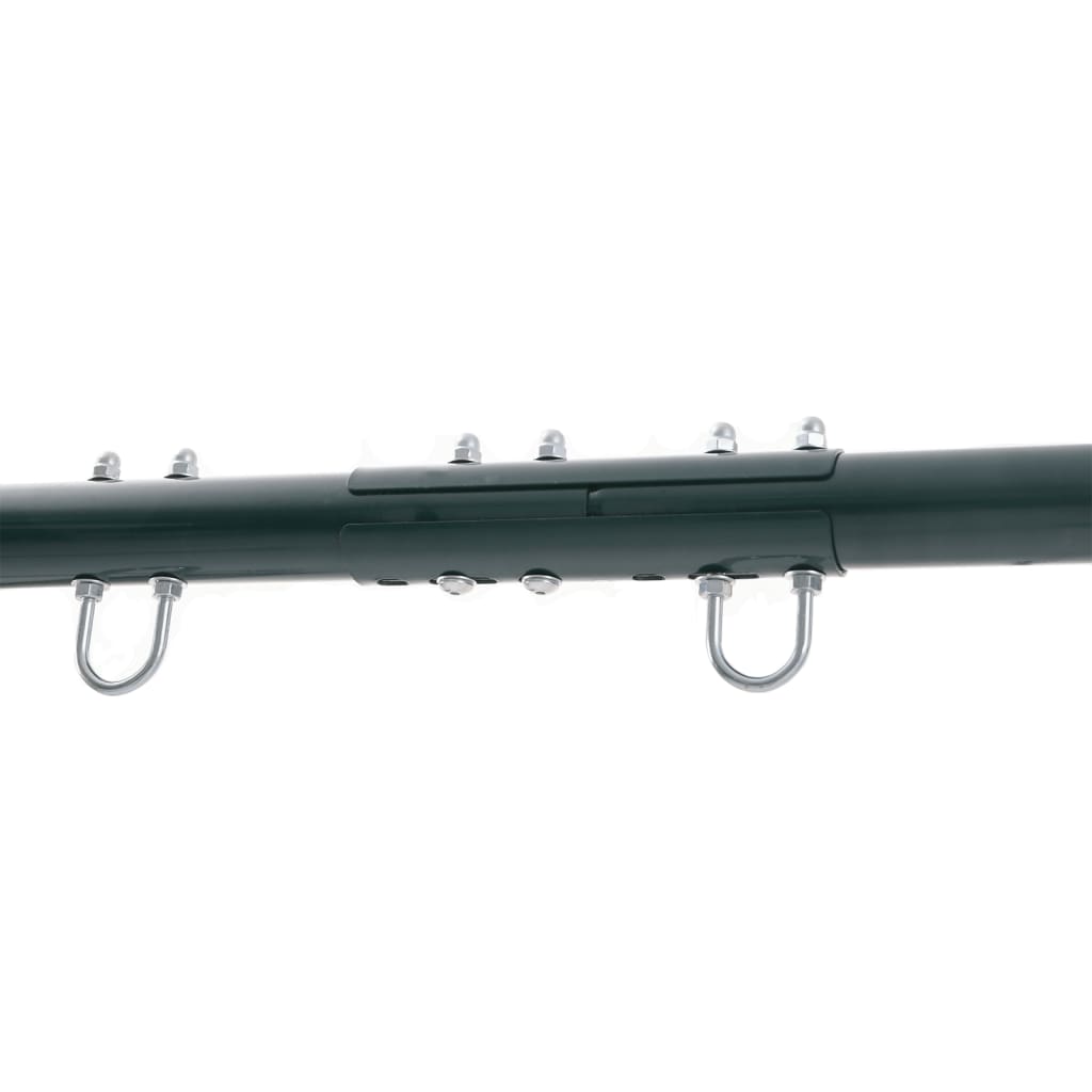 Kék acél hintaváz kültéri használatra 4 akasztóhoroggal