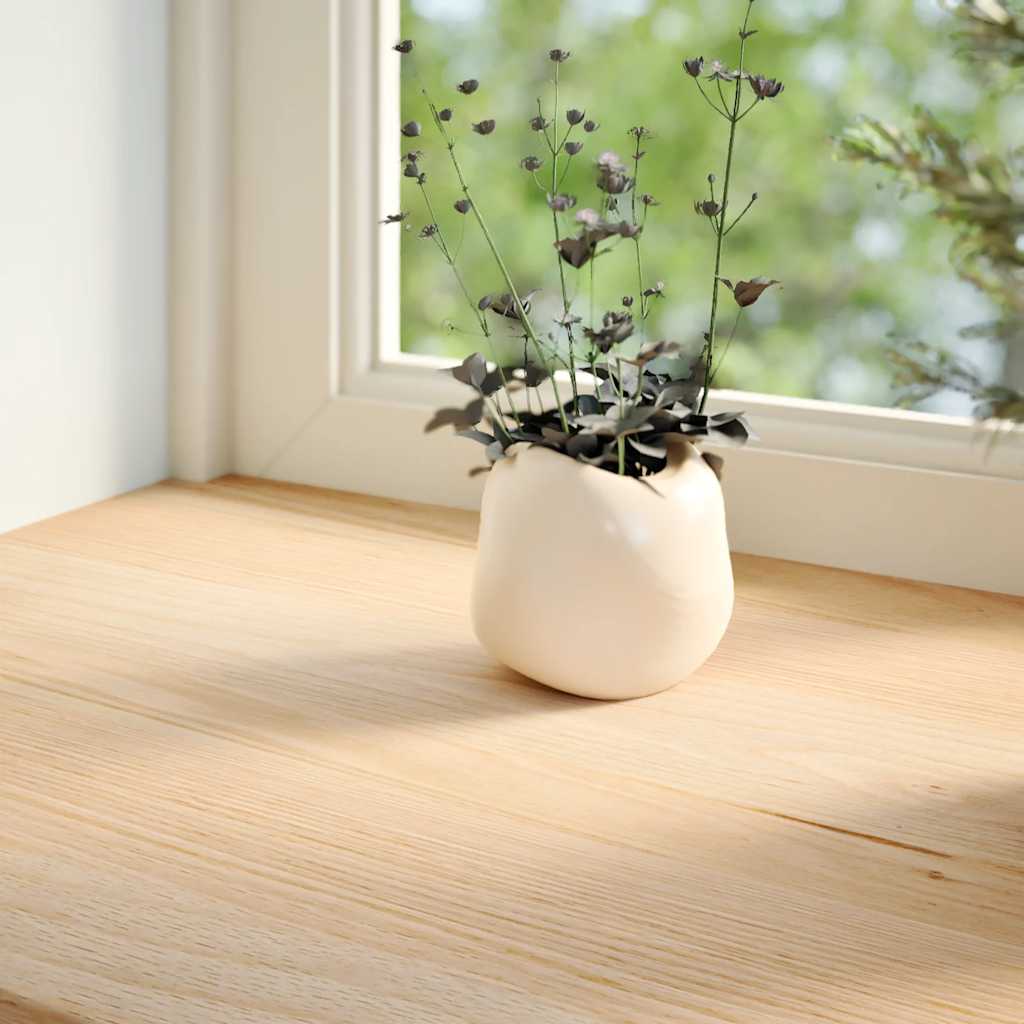 Ablakpárkányok 2 db kezeletlen 80x15x2 cm tömör fa tölgyfa