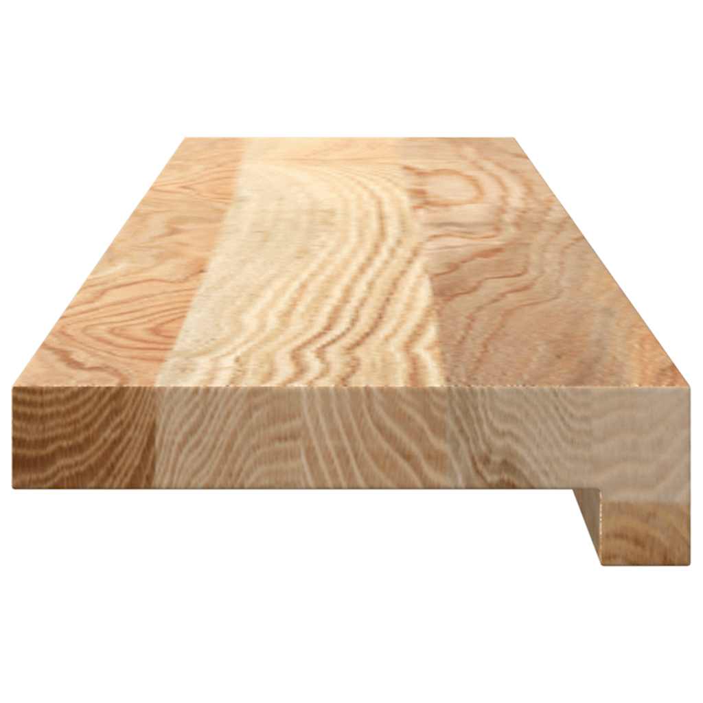 Ablakpárkányok 2 db kezeletlen 80x15x2 cm tömör fa tölgyfa