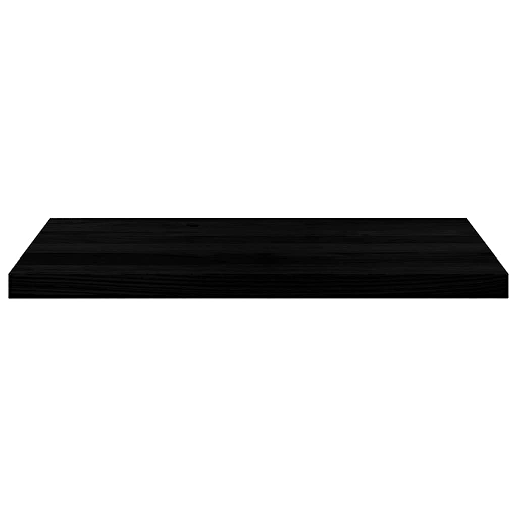 Ablakpárkányok 2 db barna-fekete 80x40x2 cm tömör fa tölgyfa