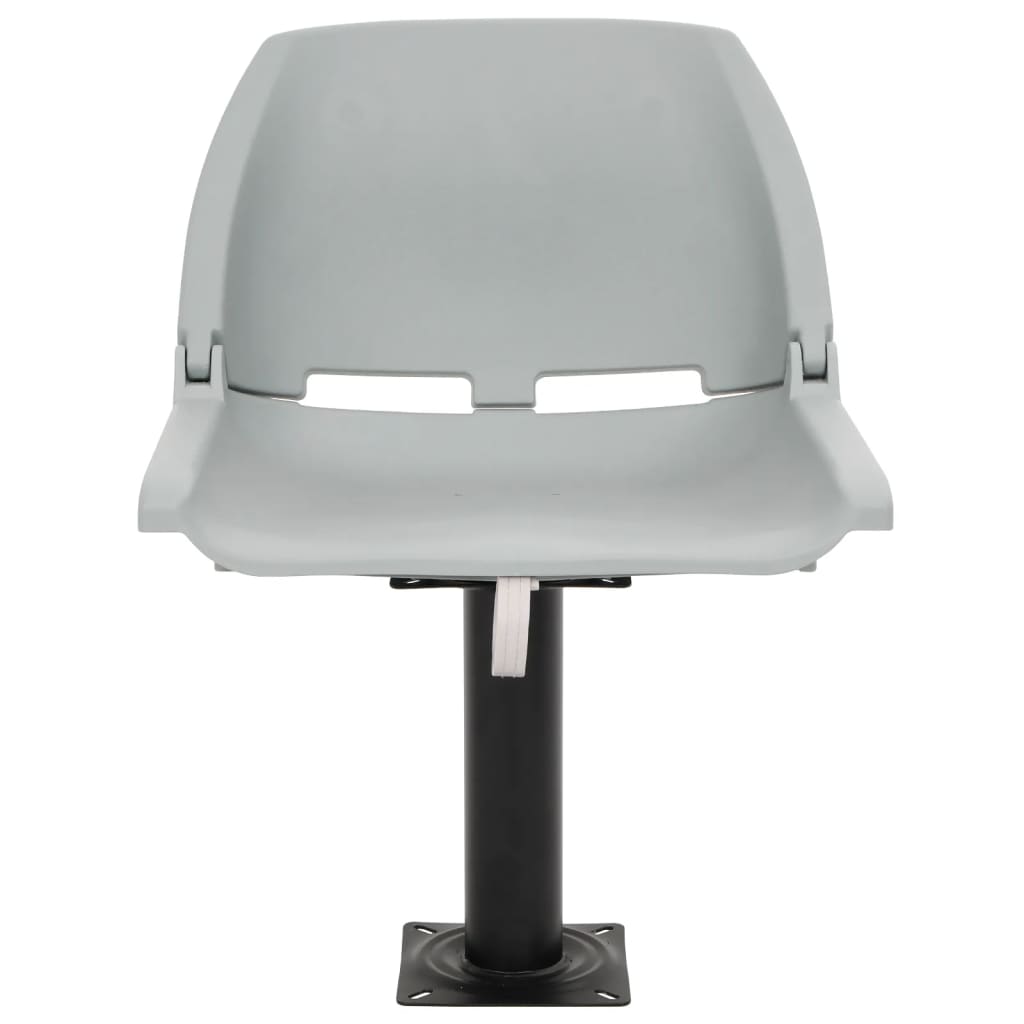 2 részes szürke összecsukható hajóülés párna nélkül 48x51x41 cm