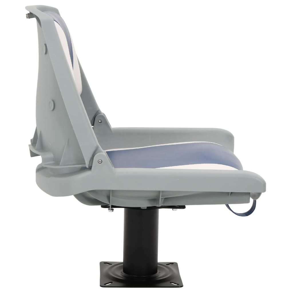 4 részes kék és fehér összecsukható hajóülés 48x51x41 cm