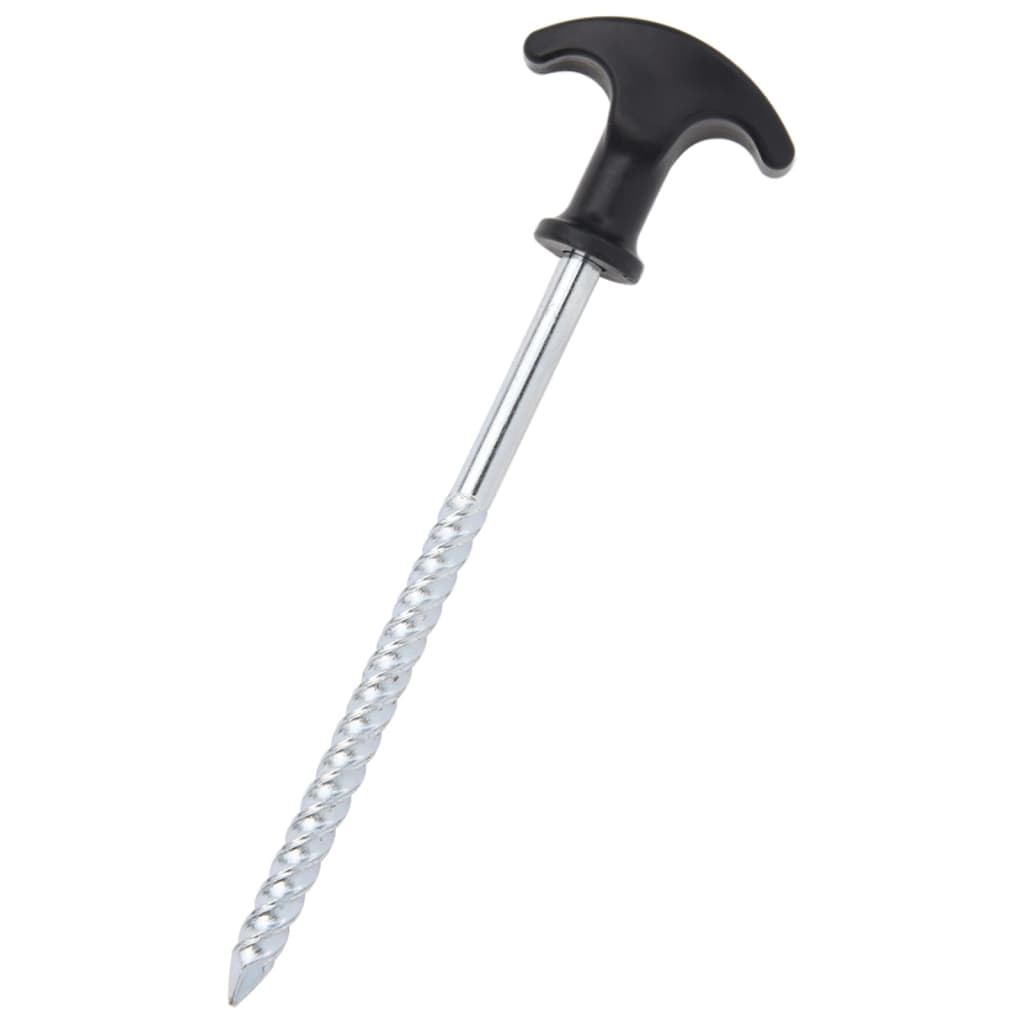12 db horganyzott acél sátorcövek 17 cm ø7 mm