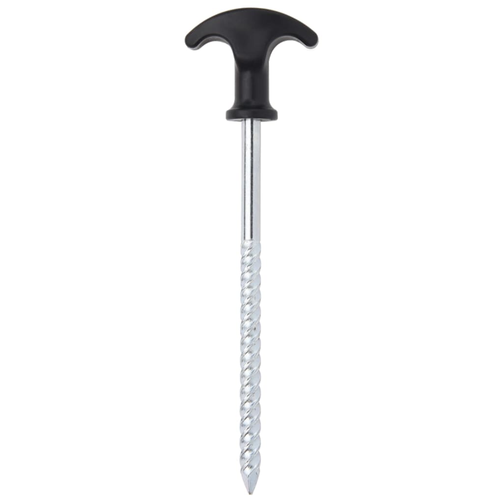 12 db horganyzott acél sátorcövek 17 cm ø7 mm