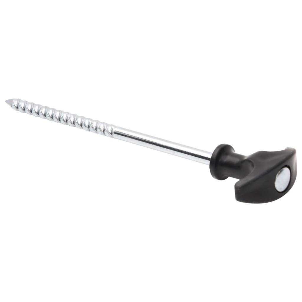 12 db horganyzott acél sátorcövek 20 cm ø7 mm