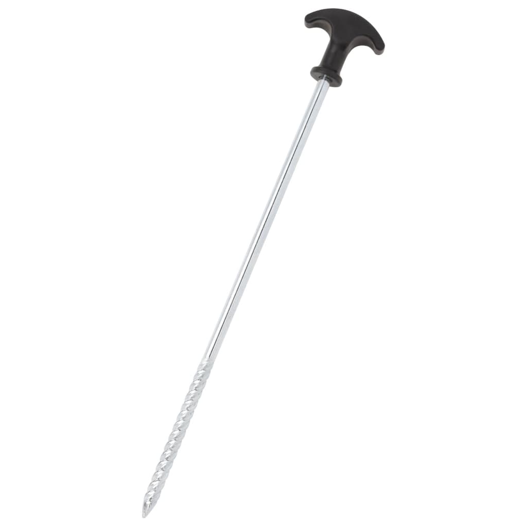 12 db horganyzott acél sátorcövek 30 cm ø7 mm