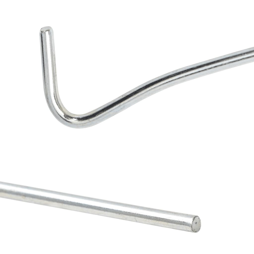 25 db horganyzott acél sátorcövek 30 cm ø4 mm