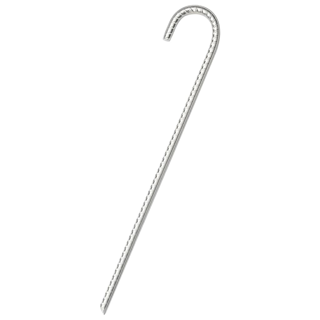 6 db horganyzott acél sátorszeg 37 cm ø10 mm