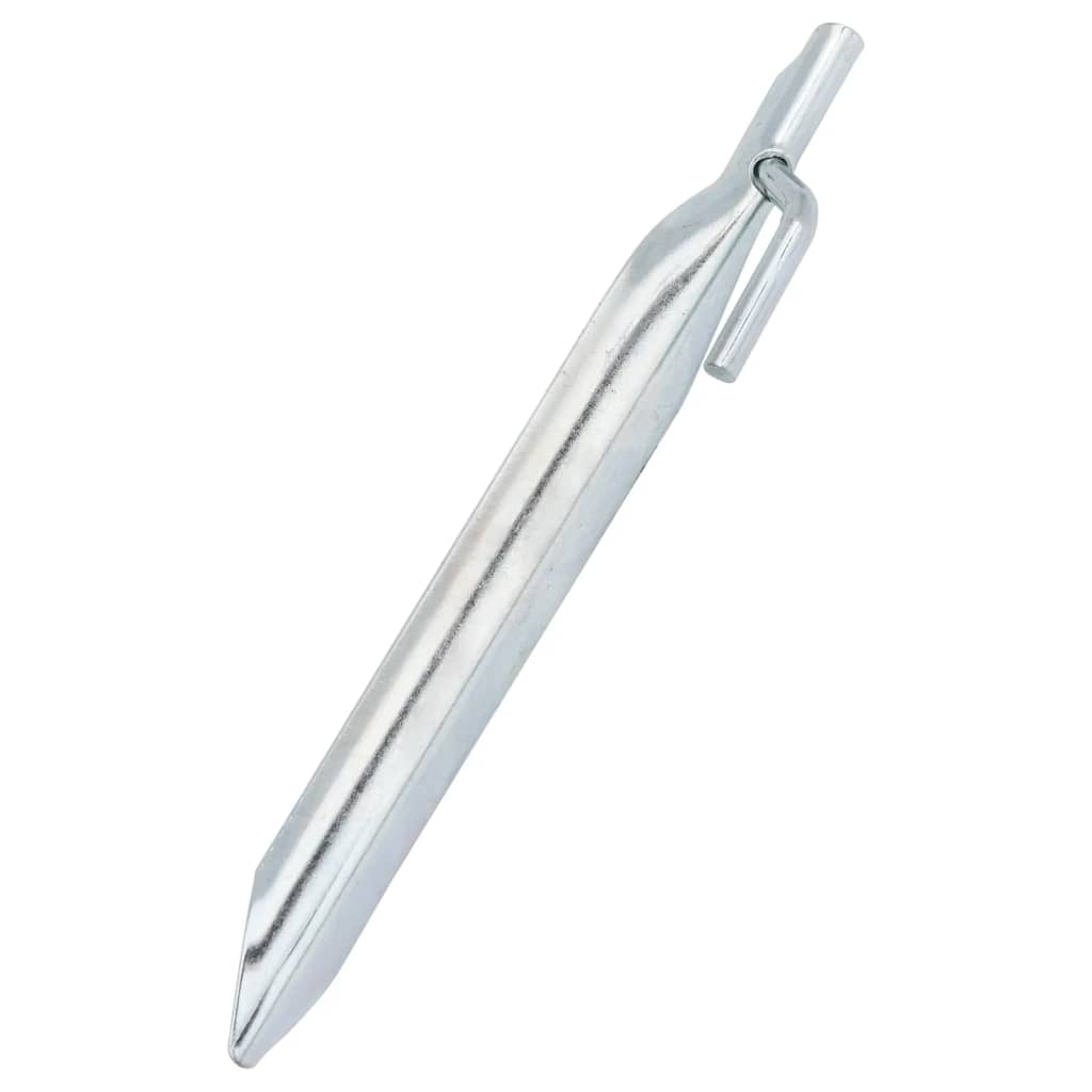 24 db v-alakú horganyzott acél sátorszeg 17 cm ø20 mm