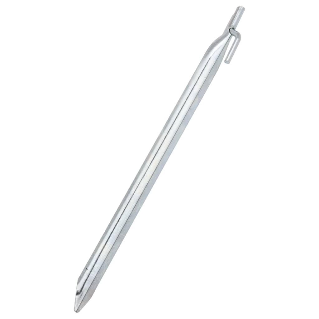 24 db v-alakú horganyzott acél sátorszeg 29,5 cm ø20 mm