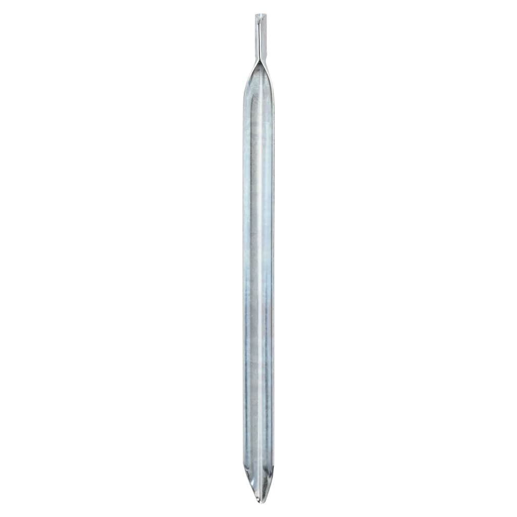 24 db v-alakú horganyzott acél sátorszeg 29,5 cm ø20 mm